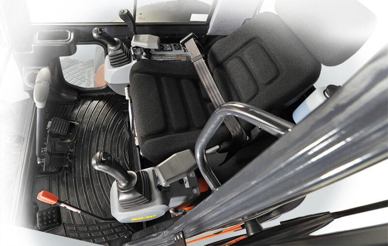 Kubota KX101 3α4 Interieur-cabine